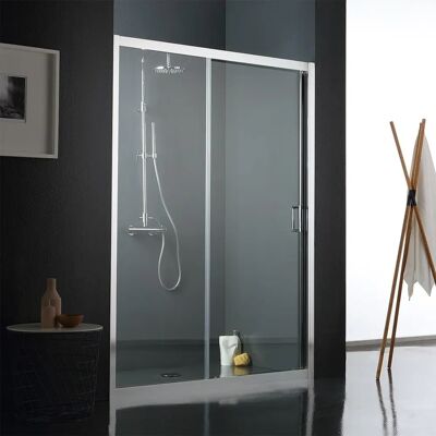 Kiamami Valentina - Porte Nicho de Douche 140cm - Réversible & Ajustable - Publicité Kiamami Valentina - Porte Nicho de Douche 140cm - Réversible & Ajustable - Publicité