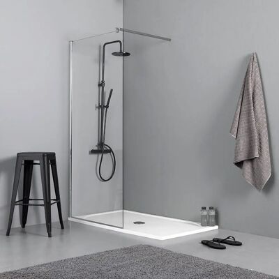 Kiamami Valentina Douche Walk-In 90cm - Enclosure de douche Kiamami Valentina Douche Walk-In 90cm - Enclosure de douche