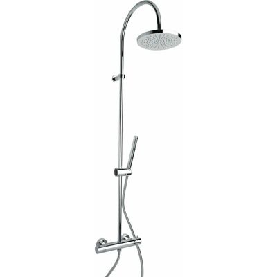 Colonne de Douche Réglable avec Mélangeur Thermostatique, Tête et Douchette KV Store Colonne de Douche Réglable avec Mélangeur Thermostatique, Tête et Douchette KV Store