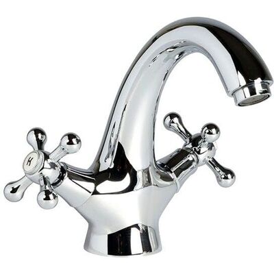Kiamami Valentina - Robinet de salle de bain style classique - Chrome - Publicité Kiamami Valentina - Robinet de salle de bain style classique - Chrome - Publicité