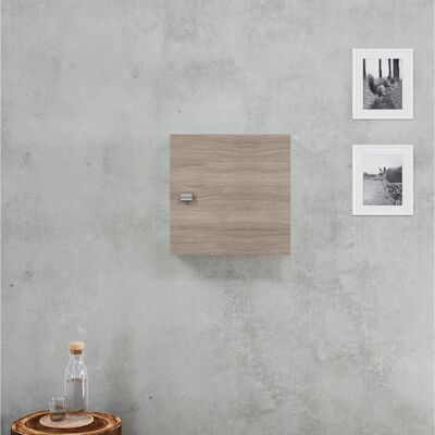 Kiamami Valentina Gabinete de Pared para Baño 45cm Roble Natural - Reversible Kiamami Valentina Gabinete de Pared para Baño 45cm Roble Natural - Reversible