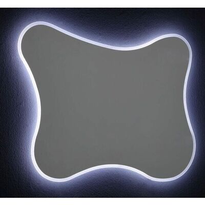Espejo de baño reversible con LED 100x75cm de Kiamami Valentina Espejo de baño reversible con LED 100x75cm de Kiamami Valentina