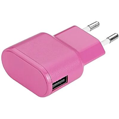 AIINO Apple Ładowarka ścienna 1USB 1A - Różowa - Ładowarka ścienna AIINO Apple Ładowarka ścienna 1USB 1A - Różowa - Ładowarka ścienna