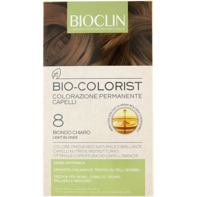 Kit Colore Permanente Biondo Chiaro Organico Ganassini - Colorante Capelli Kit Colore Permanente Biondo Chiaro Organico Ganassini - Colorante Capelli