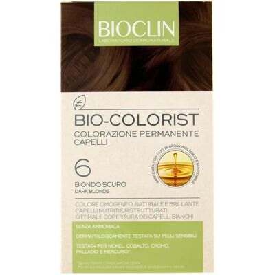 Colorazione capelli biologica Ganassini - 6 Biondo Scuro - Permanente Colorazione capelli biologica Ganassini - 6 Biondo Scuro - Permanente
