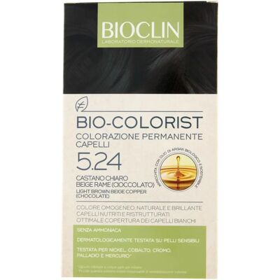 Colorazione capelli Bioclin - 5.24 Beige Chiaro Rame - Colore Permanente Colorazione capelli Bioclin - 5.24 Beige Chiaro Rame - Colore Permanente
