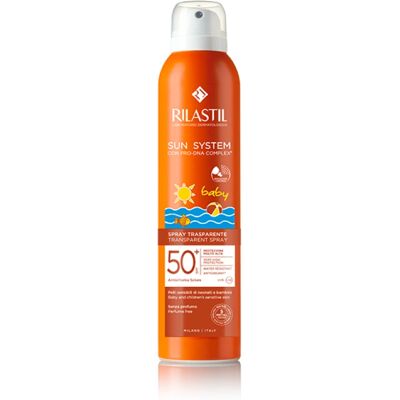 Rilastil Sun System Baby SPF 50+ Spray - Vannbestandig beskyttelse for barn Rilastil Sun System Baby SPF 50+ Spray - Vannbestandig beskyttelse for barn