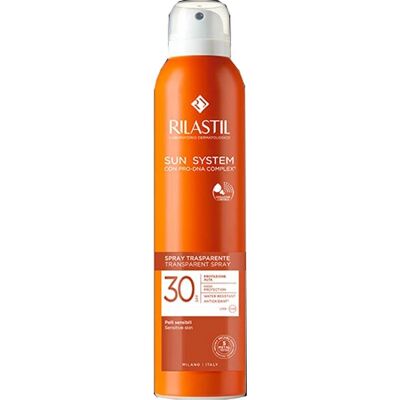 Rilastil Sun System SPF 30 Transparent Kroppsspray - 200ml Rilastil Sun System SPF 30 Transparent Kroppsspray - 200ml