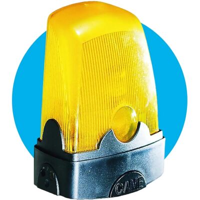 Luz LED Amarela Came - IP54, 120-230V - Automação de Portão Luz LED Amarela Came - IP54, 120-230V - Automação de Portão