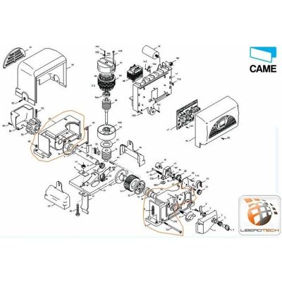 Came Bx-E241 Getriebegehäuse - Gearbox housing Came Bx-E241 Getriebegehäuse - Gearbox housing