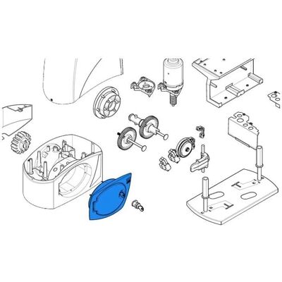 Came 119RIBX043 Cubierta de protección - Repuesto para motor bx 243 Came 119RIBX043 Cubierta de protección - Repuesto para motor bx 243
