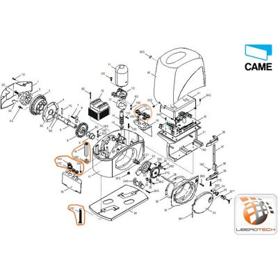 Came 119RIBX056 Hardware-Set - Schraubenset für BX-243 Came 119RIBX056 Hardware-Set - Schraubenset für BX-243