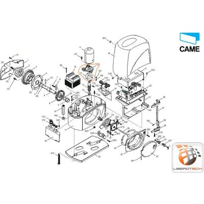 Came 119RIBZ017 Motorflansch und Dichtung Came 119RIBZ017 Motorflansch und Dichtung