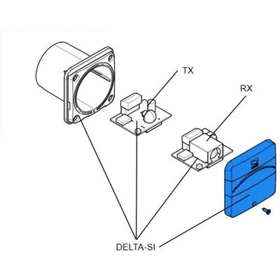 CAME - 119RIR392 - Delta-Si - Frontpanel CAME - 119RIR392 - Delta-Si - Frontpanel