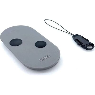 CAME Gris Télécommande Double Fréquence - Émetteur - Publicité CAME Gris Télécommande Double Fréquence - Émetteur - Publicité