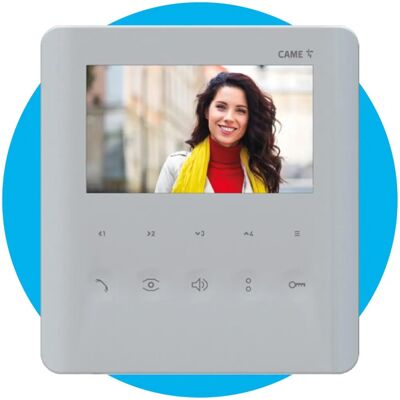 Came Modèle 840CH-0110 Interphone vidéo blanc - Video Intercom - Publicité Came Modèle 840CH-0110 Interphone vidéo blanc - Video Intercom - Publicité