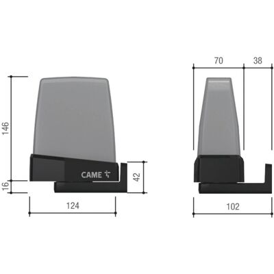 CAME KRX1B1RW LED-Blitzlicht - Weiß - IP54 - Bus CXN - RGB CAME KRX1B1RW LED-Blitzlicht - Weiß - IP54 - Bus CXN - RGB