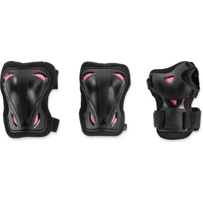 Rollerblade Skate Gear W Pack 3 Noir/Raspberry Femmes - Patins & Protections Rollerblade Skate Gear W Pack 3 Noir/Raspberry Femmes - Patins & Protections