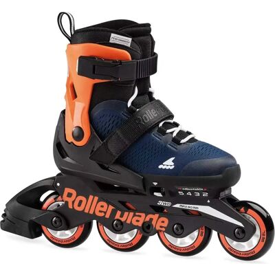 Rollerblade Microblade Blau/Orange - Verstellbare Kinderskates Rollerblade Microblade Blau/Orange - Verstellbare Kinderskates