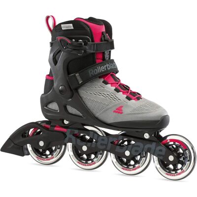 Rollerblade Macroblade 90 Neutralt Grå Rosa - Inline Skate Rollerblade Macroblade 90 Neutralt Grå Rosa - Inline Skate