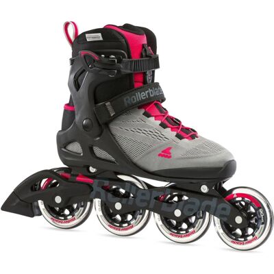 Rollerblade Macroblade 90 W Grå Rosa - Inline skridskor Rollerblade Macroblade 90 W Grå Rosa - Inline skridskor