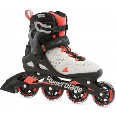 Patine inline Macroblade 80 - Femei - Gri/Coral Patine inline Macroblade 80 - Femei - Gri/Coral
