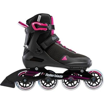 Rollerblade Sirio 80 W - Kvinna - Svart/Raspberry Inline Skates Rollerblade Sirio 80 W - Kvinna - Svart/Raspberry Inline Skates