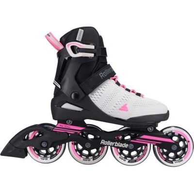 Rollerblade Sirio 90 W - Femeie - Gri / Neon roz - Patine în linie Rollerblade Sirio 90 W - Femeie - Gri / Neon roz - Patine în linie