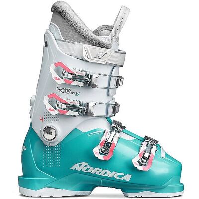 Nordica Speedmachine J 4 Világoskék/Fehér/Rózsaszín - Síbakancs Nordica Speedmachine J 4 Világoskék/Fehér/Rózsaszín - Síbakancs