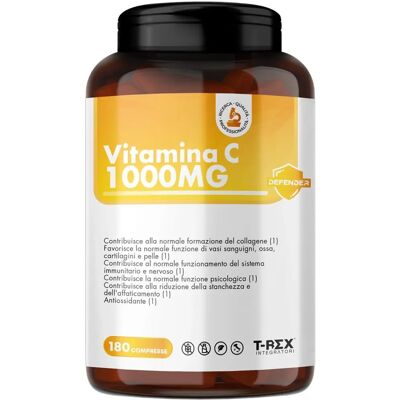 Vitamina C T-Rex 180 Compresse - Integratore alimentare Vitamina C T-Rex 180 Compresse - Integratore alimentare