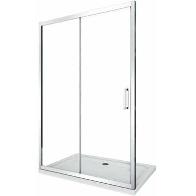 Laneri Porte de Douche - Verre Trempé 6mm - Réversible - 120-125cm - Publicité Laneri Porte de Douche - Verre Trempé 6mm - Réversible - 120-125cm - Publicité