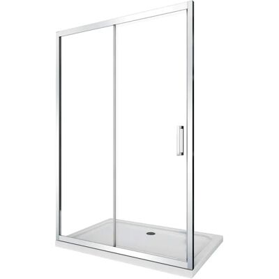 Laneri 190 cm Porte de douche coulissante réversible - Type de douche - Publicité Laneri 190 cm Porte de douche coulissante réversible - Type de douche - Publicité