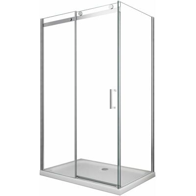 Cabina de Ducha de Vidrio de 8 mm - Reversible, Clara, 190cm Cabina de Ducha de Vidrio de 8 mm - Reversible, Clara, 190cm