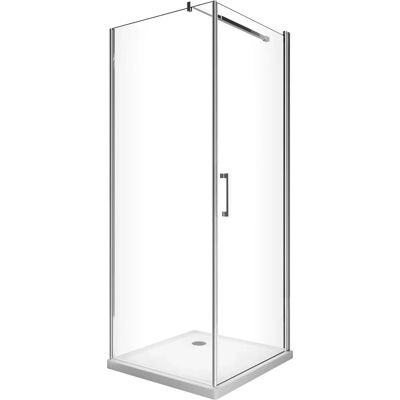 Cabina Doccia Laneri - Vetro Temperato 8mm - Porta Reversibile - H. 200cm Cabina Doccia Laneri - Vetro Temperato 8mm - Porta Reversibile - H. 200cm