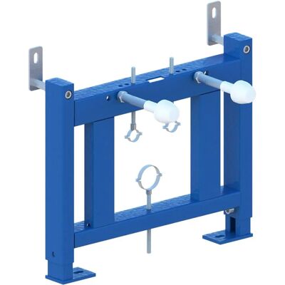 Struttura di supporto universale in acciaio inox per bidet sospeso - Piedini regolabili, raccordi Struttura di supporto universale in acciaio inox per bidet sospeso - Piedini regolabili, raccordi