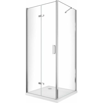 Giorgy Caja de Ducha Reversible - 190cm, Plegable, Transparente, 3 Lados Giorgy Caja de Ducha Reversible - 190cm, Plegable, Transparente, 3 Lados