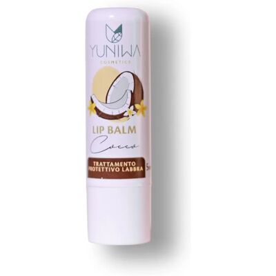 Yuniwa Cosmetics Balsamo labbra protettivo cocco Yuniwa Cosmetics Balsamo labbra protettivo cocco