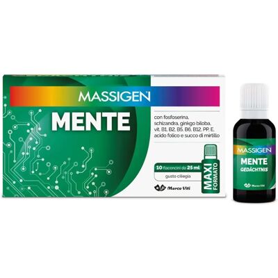 Marco Viti Farmaceutici Spa Marco Viti Massigen Mente - Supporto Cognitivo - 10x25ml Marco Viti Farmaceutici Spa Marco Viti Massigen Mente - Supporto Cognitivo - 10x25ml