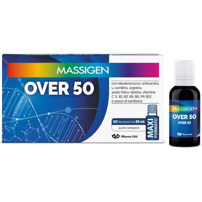 Marco Viti Massigen Over 60 - Integratore alimentare - 10 fialette da 25ml Marco Viti Massigen Over 60 - Integratore alimentare - 10 fialette da 25ml