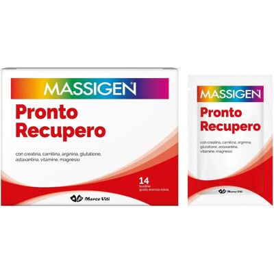 Marco Viti Farmaceutici Spa Massigen Pronto Recupero - Integratore Alimentare - 14 Bustine Marco Viti Farmaceutici Spa Massigen Pronto Recupero - Integratore Alimentare - 14 Bustine