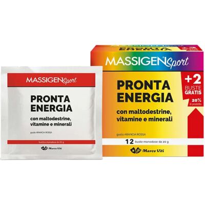Marco Viti Massigen Sport Pronta Energia - Integratore Sportivo - Arancia - Supporto per Rilascio Rapido di Energia Marco Viti Massigen Sport Pronta Energia - Integratore Sportivo - Arancia - Supporto per Rilascio Rapido di Energia