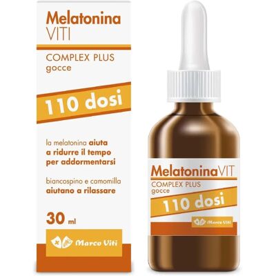 Marco Viti Melatonina Viti Complex Plus Gocce - Integratore per il Sonno e il Benessere Marco Viti Melatonina Viti Complex Plus Gocce - Integratore per il Sonno e il Benessere