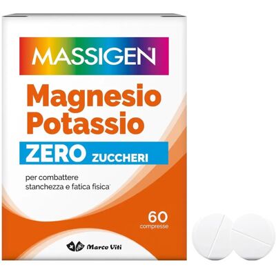 Marco Viti Farmaceutici Spa Massigen Magnesio e Potassio - 60 Compresse Marco Viti Farmaceutici Spa Massigen Magnesio e Potassio - 60 Compresse