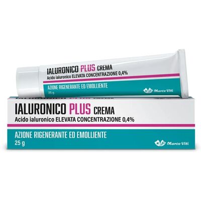 MARCO VITI FARMACEUTICI SpA Crème Hyaluronique Visage et Corps - Régénérante - 25g - Publicité MARCO VITI FARMACEUTICI SpA Crème Hyaluronique Visage et Corps - Régénérante - 25g - Publicité