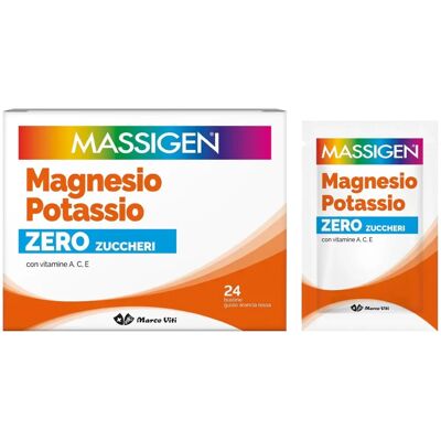 Marco Viti Farmaceutici Spa Massigen Magnesio Potassio Arancia - Integratore Alimentare Marco Viti Farmaceutici Spa Massigen Magnesio Potassio Arancia - Integratore Alimentare