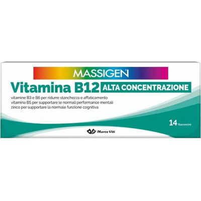 MARCO VITI Massigen Dailyvit+ Vitamina B12 - Integratore Alimentare ad Alta Concentrazione MARCO VITI Massigen Dailyvit+ Vitamina B12 - Integratore Alimentare ad Alta Concentrazione