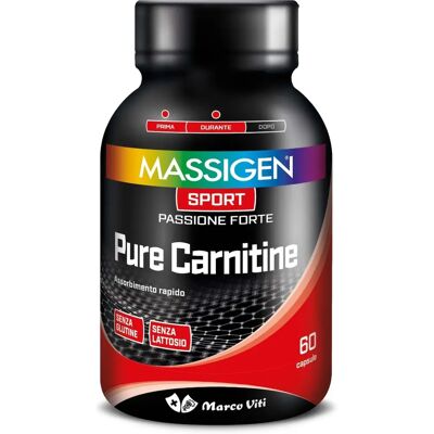 Marco Viti Massigen Sport Carnitina Pura - 60 Capsule - Supporto Energetico Marco Viti Massigen Sport Carnitina Pura - 60 Capsule - Supporto Energetico