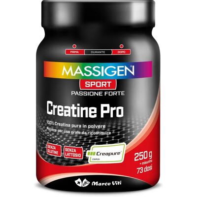 MARCO VITI FARMACEUTICI Massigen Sport Creatine Pro - 250g - Creatina ad Alte Prestazioni MARCO VITI FARMACEUTICI Massigen Sport Creatine Pro - 250g - Creatina ad Alte Prestazioni