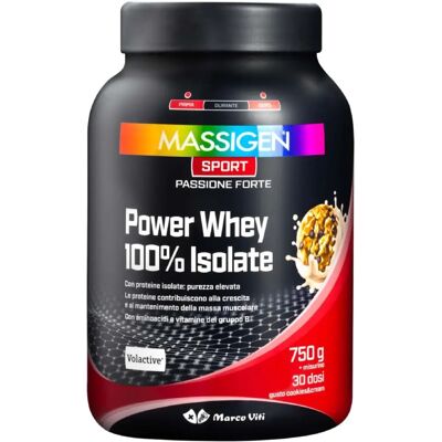Marco Viti Power Whey 100% Isolate Cookies & Cream - Polvere proteica Marco Viti Power Whey 100% Isolate Cookies & Cream - Polvere proteica