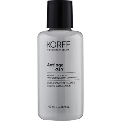Soluzione esfoliante antiage Glycolic Korff - 100ml Soluzione esfoliante antiage Glycolic Korff - 100ml